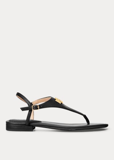 Sandálias Ralph Lauren Ellington Couro Mulher 07986-AEJX